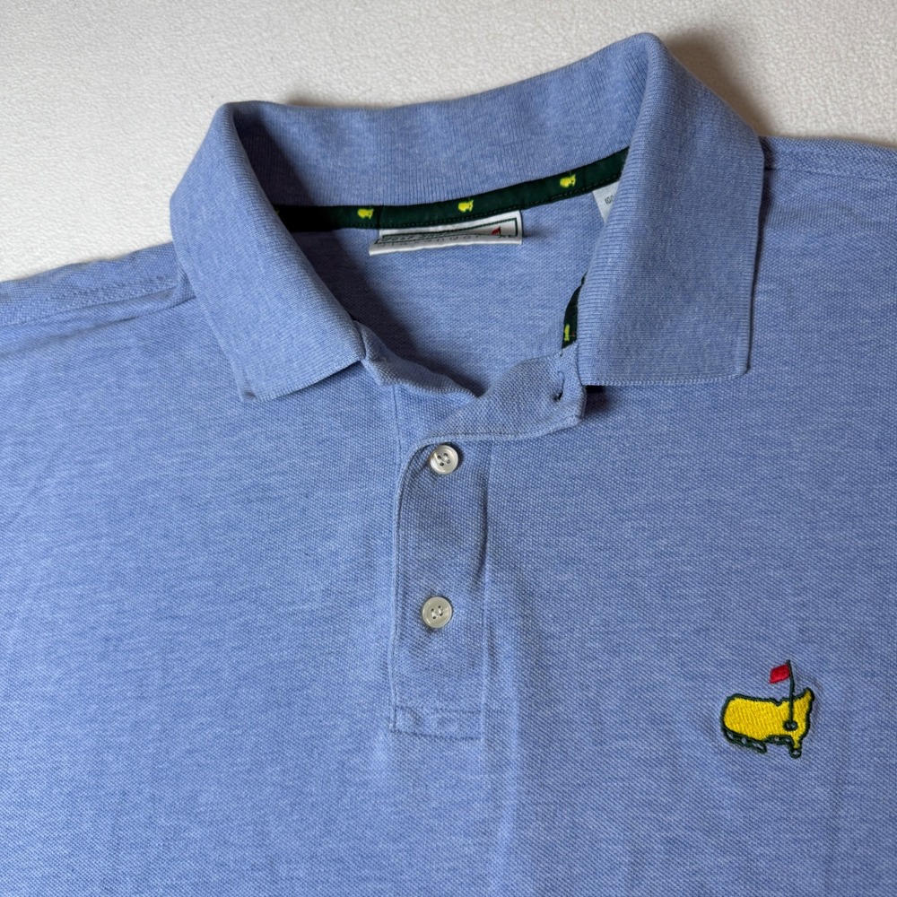 Classic Light Blue Polo Shirt with Embroidered Logo